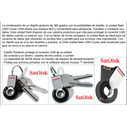 Pendrive Sandisk 32GB Cruzer Orbit