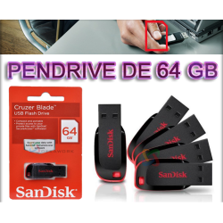 Pendrive Sandisk 64GB Cruzer Blade