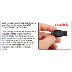 Pendrive Sandisk 64GB Cruzer Blade