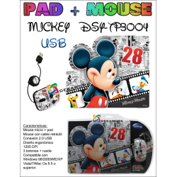 Mouse + pad Disney DSY-TP3004