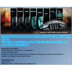 Mouse Logitech G600 MMO Gaming