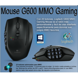 Mouse Logitech G600 MMO Gaming