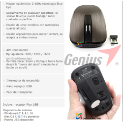 Mouse Genius NX-7015 Chocolate