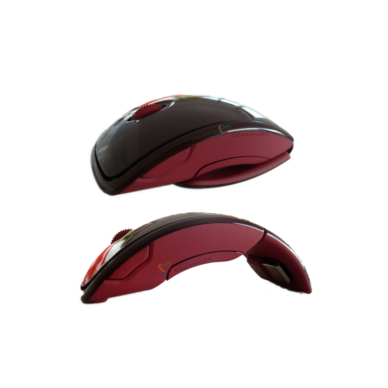 Mouse Microsoft Arc Souris red