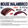 Mouse Microsoft Arc Souris red