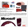 Mouse Microsoft Arc Souris red