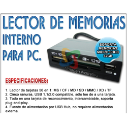 Lector de memorias interno