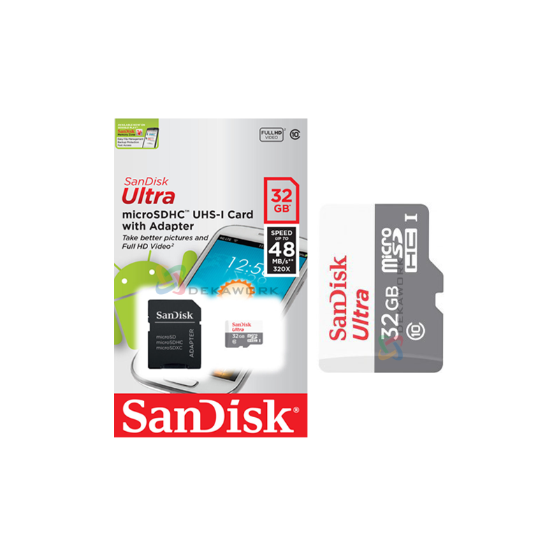 Memoria micro SDHC Sandisk 32GB clase 10