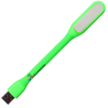 LUZ LED LAMPARA LINTERNA FLEXIBLE USB VERDE