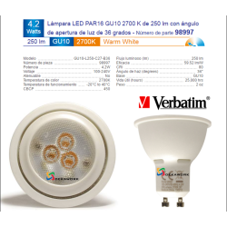 Dicroica Led Verbatim