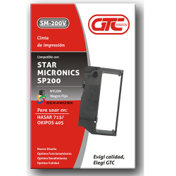 CINTA GTC SM-200N NEGRO P/ STAR MICRONICS SP200