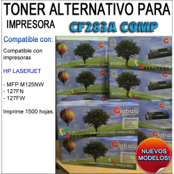 Toner Alternativo Global CF283ACOMP NEGRO