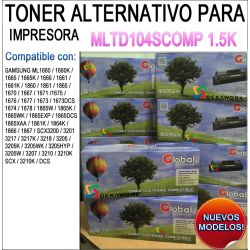 Toner Alternativo Global MLTD104SCOMP NEGRO