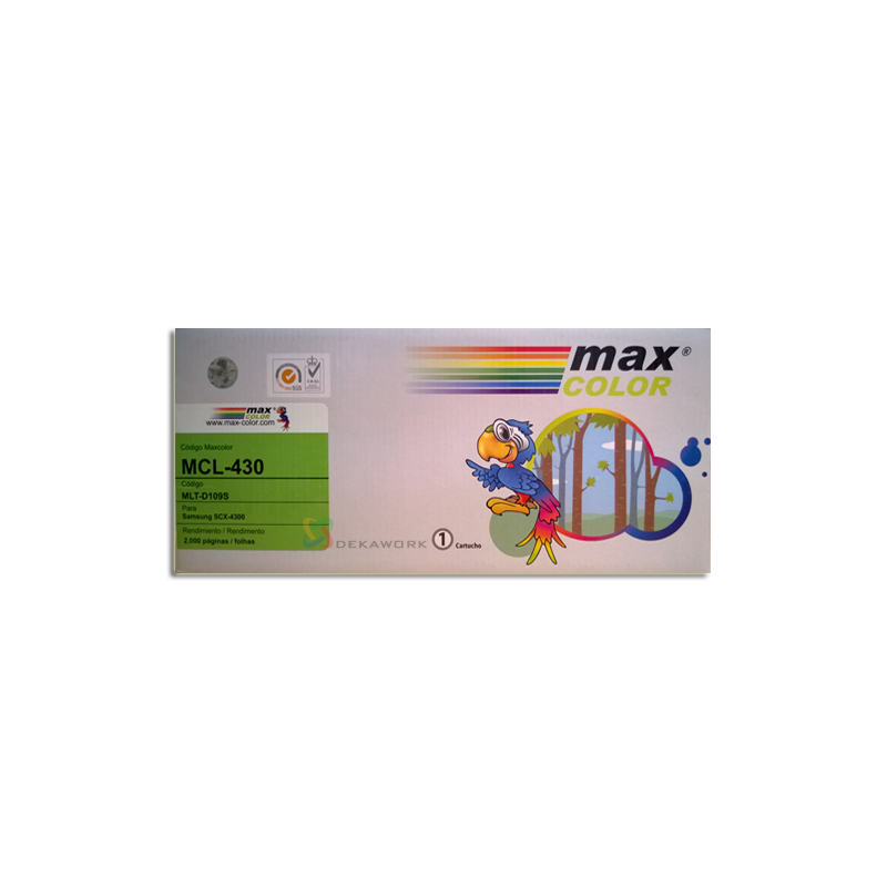 Toner Max-color MCL430 D109 box