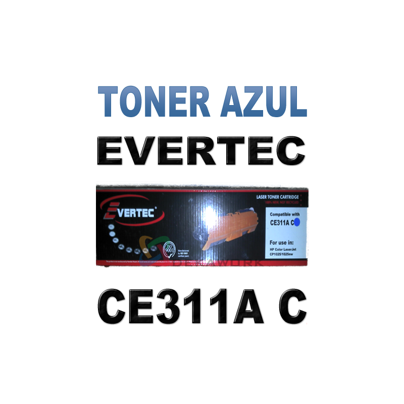 Toner Alternativo Evertec CE311A C - AZUL