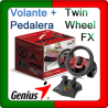 Volante con pedalera Twin Wheel FX Genius