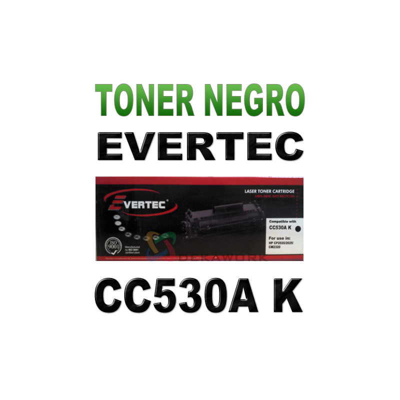 Toner Alternativo Evertec CC530A K - NEGRO