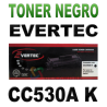 Toner Alternativo Evertec CC530A K - NEGRO