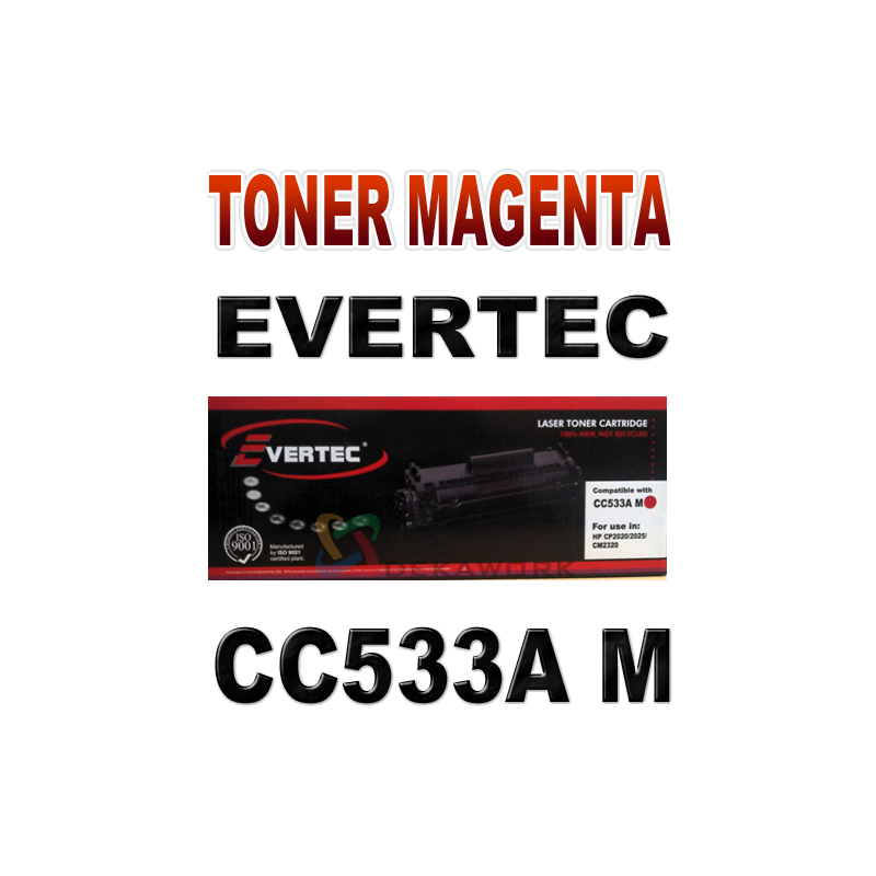 Toner Alternativo Evertec CC533A M - MAGENTA