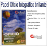 Resma de papel oficio foto glossy brillante x 20h 180gr