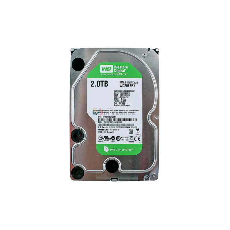 Disco Western Digital 2TB 64MB Green