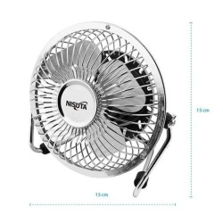 Ventilador USB P/escritorio met