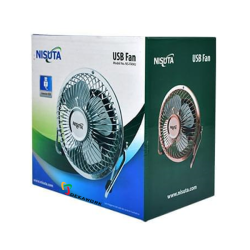 Ventilador Nisuta NS-FANU USB P/escritorio metalico