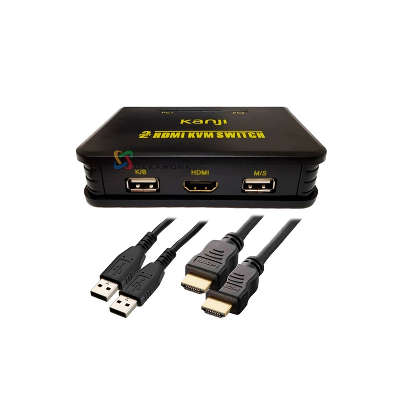 KVM de 2 puertos HDMI