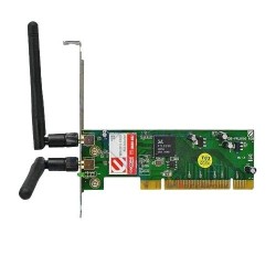 Placa de red Encore WIFI PCI N300 2 antenas 2dbi wp819022