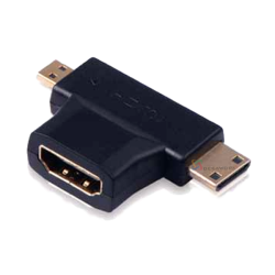 Adaptador HDMI a micro + mini HDMI