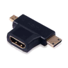 Adaptador HDMI a micro + mini HDMI