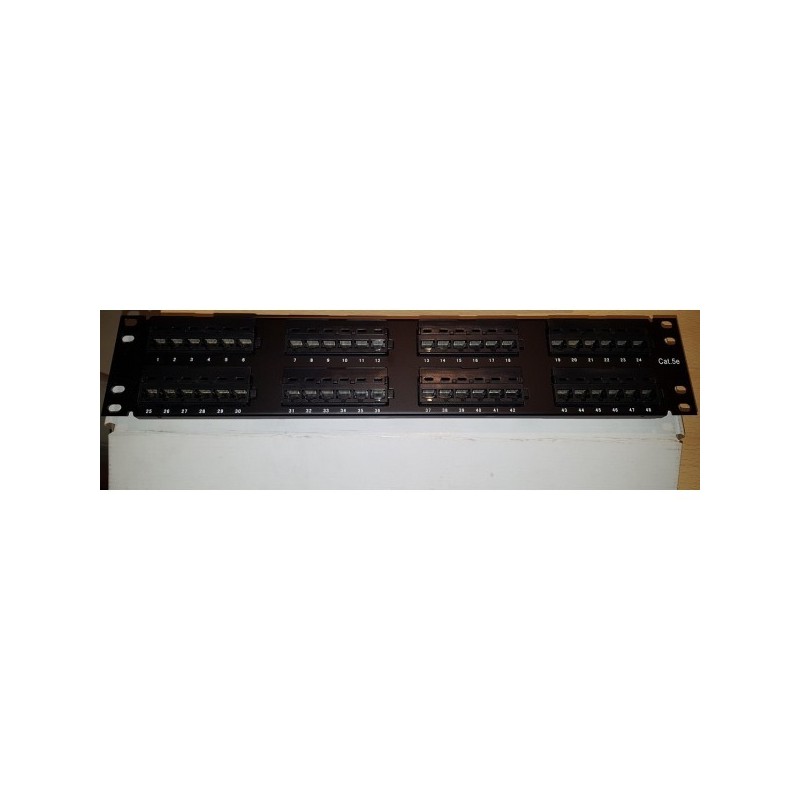 Patchera CAT5 PATCH PANEL 48 PORTS KRONE & 110 DUAL IDC 19