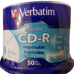 CD-R Verbatim 52x 700mb 80...