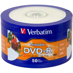 Dvd-r Verbatim 16x 4.7gb...