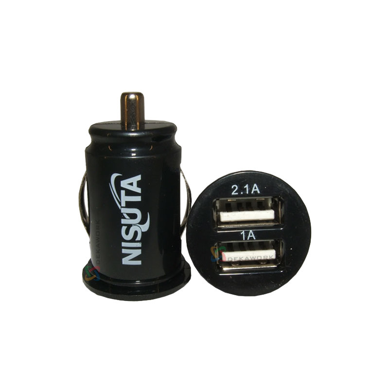 Cargador de auto 12/24v / 2 usb ns-ad12us2e