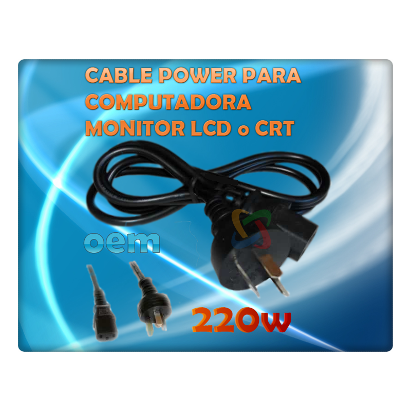 CABLE POWER TRES PATAS