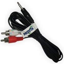 Cable audio 3.5 st a 2 RCA...