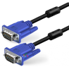 Cable VGA 15 pin 2 metros m/m con filtro kanji