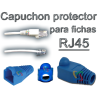 Capuchones - Protector para fichas RJ45 azul