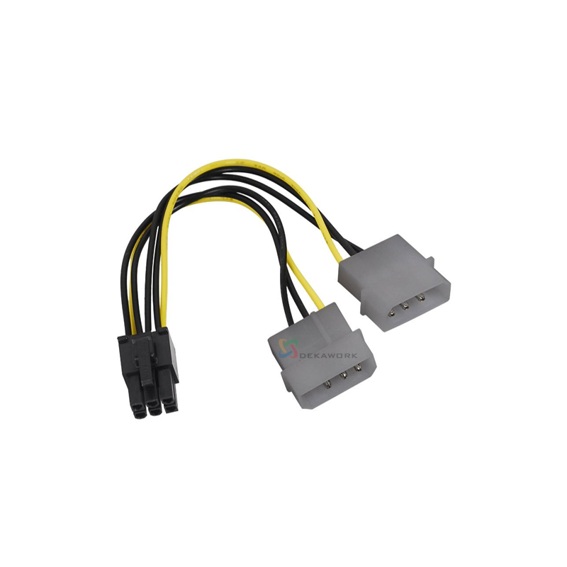 Cable adaptador Molex 4 Pines a PCI-Express - 6 Pines