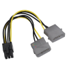 Cable adaptador Molex 4 Pines a PCI-Express - 6 Pines