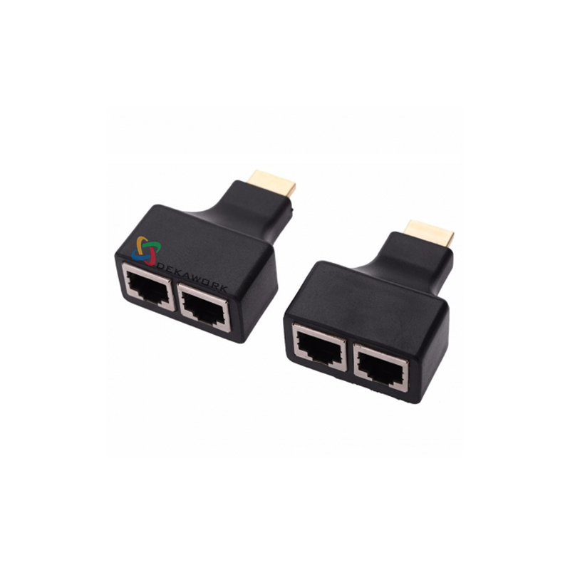 HDMI EXTENSOR PARA CAT-5E/6 CABLE CAJA