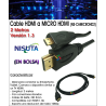 CABLE HDMI a MICRO HDMI Nisuta NS-CAMICROHD2