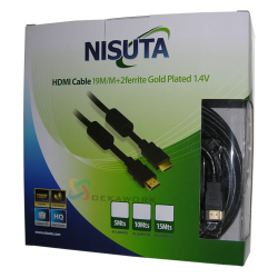 Cable HDMI - HDMI Nisuta NS-CAHDMI10C 10 metros