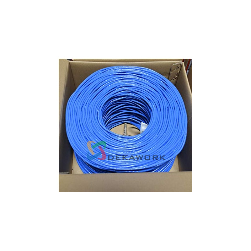 Rollo de Cable de red Ethernet UTP RJ45 1000FT CAT6