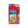 Lapices de colores Faber Castell x 12 + 3 lapices de regalo