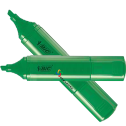 Marcador resaltador verde Bic Marking