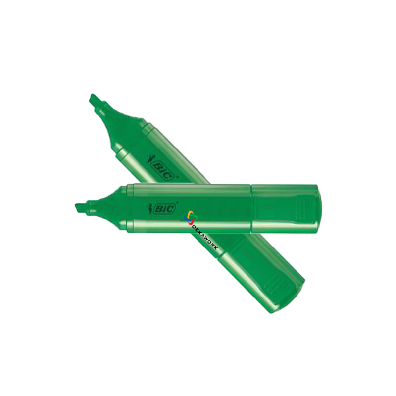 Marcador resaltador verde Bic Marking