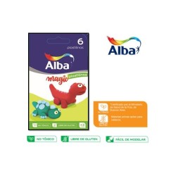 Plastilina Alba magic x 6 unidades