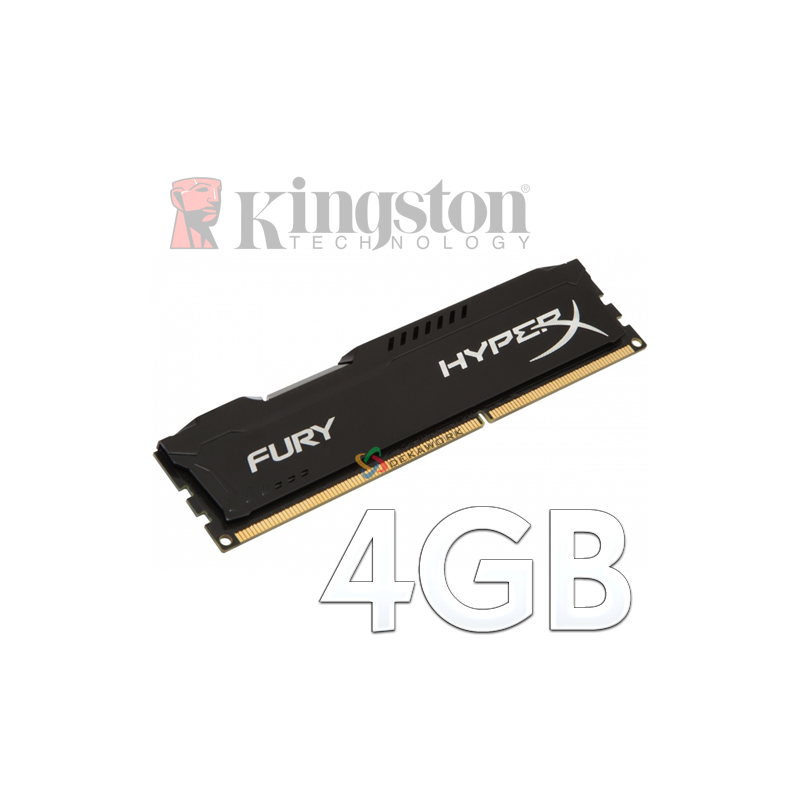 Memoria Kingston 4GB DDR3 1866MHz HyperX Fury black